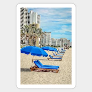 Summer Beach Chairs Sticker